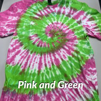 Image 4 of Noosh! Woodcut T-shirt! Limited Tie Dye! **FREE SHIPPING**