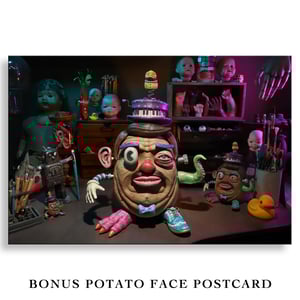 Image of 2 Signed Postcards "Untitled Sketchbook Drawings" & "Potato Face"