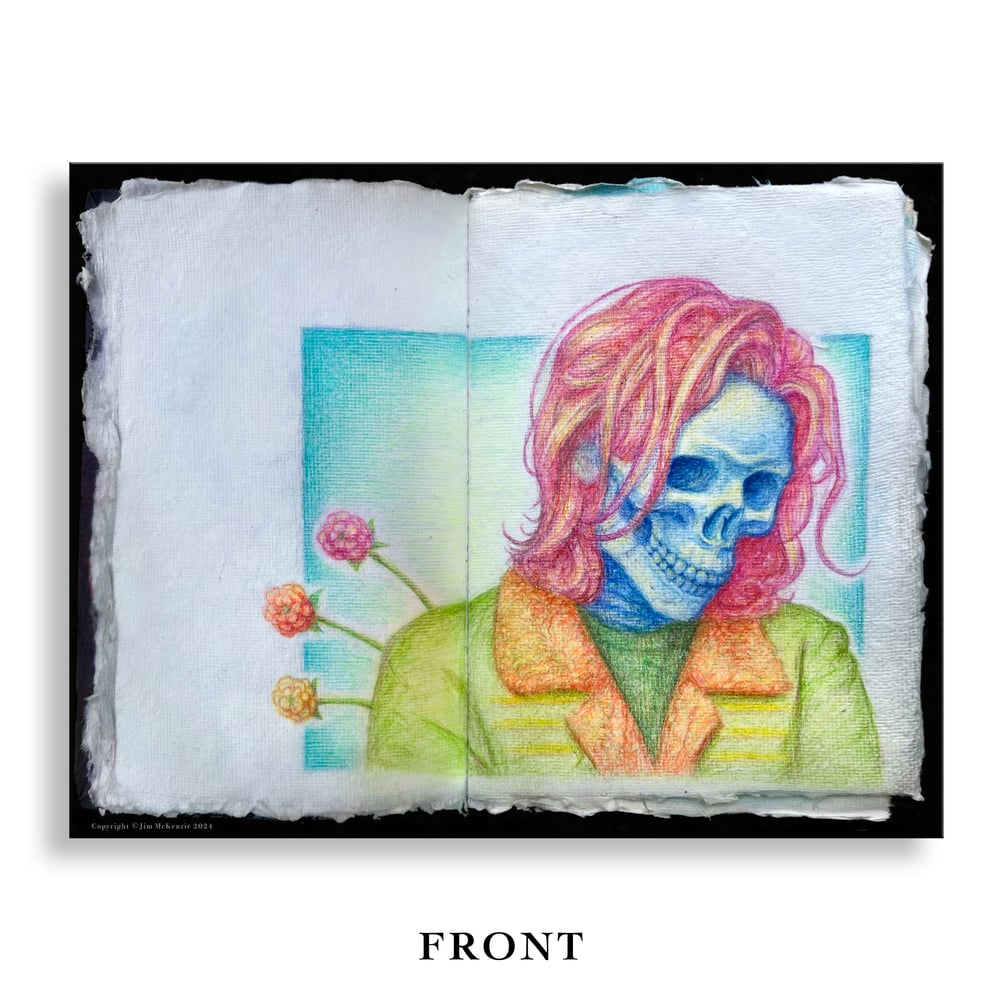 Image of 2 Signed Postcards "Untitled Sketchbook Drawings" & "Potato Face"