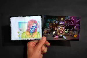 Image of 2 Signed Postcards "Untitled Sketchbook Drawings" & "Potato Face"