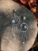 Cosmos - Moon Stone Earrings