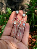 Cosmos - Moon Stone Earrings