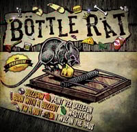 Image 1 of Bottle Rat / Deth Cat Is Her Name split Black LP (Katzulhu Records)