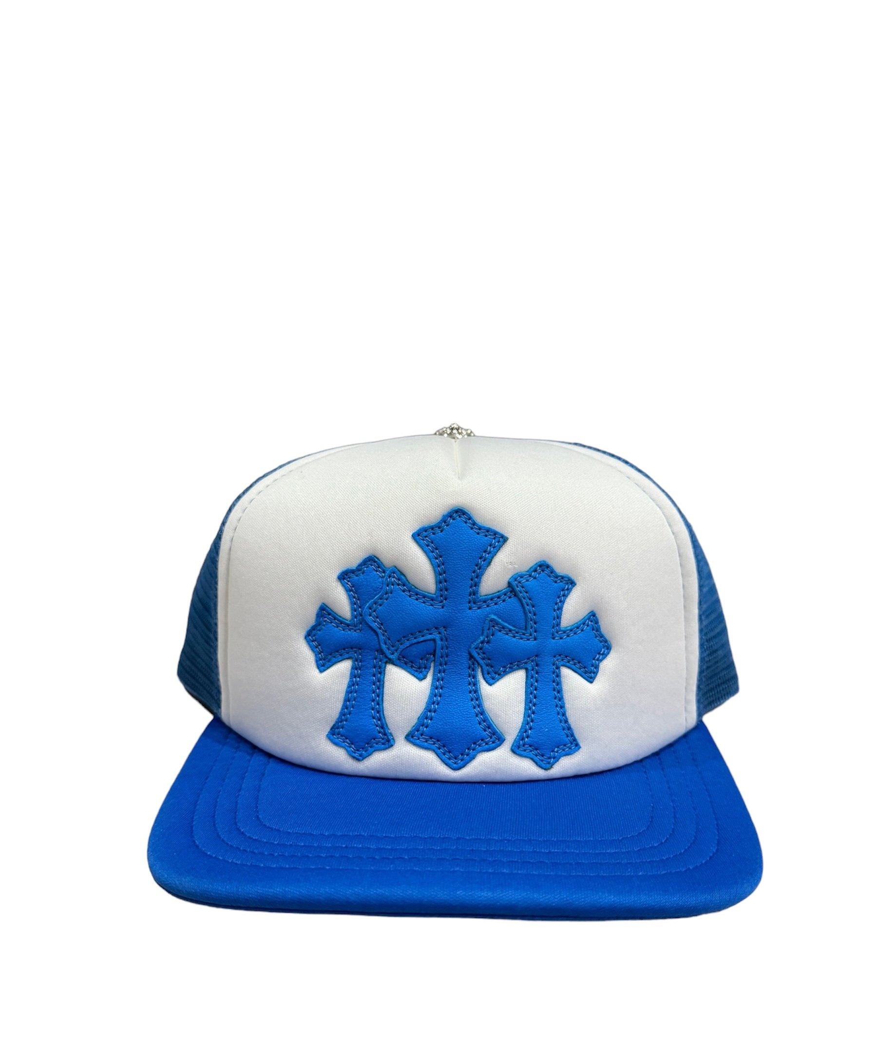 CHROME HEARTS KING TACO TRUCKER HAT 'BLUE' | Wespeso CHROME HEARTS KING TACO TRUCKER HAT 'BLUE' | Wespeso