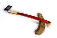 Image 8 of Mini Wooden Backscratcher, Exotic Wood Padauk with Maple accents, Unique Gift for mom or dad