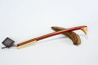 Image 9 of Mini Wooden Backscratcher, Exotic Wood Padauk with Maple accents, Unique Gift for mom or dad