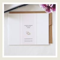 Image 2 of Gold Lux : Sweet Pea : Happy Birthday Greeting Card