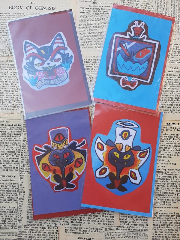 Image of (MISPRINTS) Hell is Forever Mini Prints