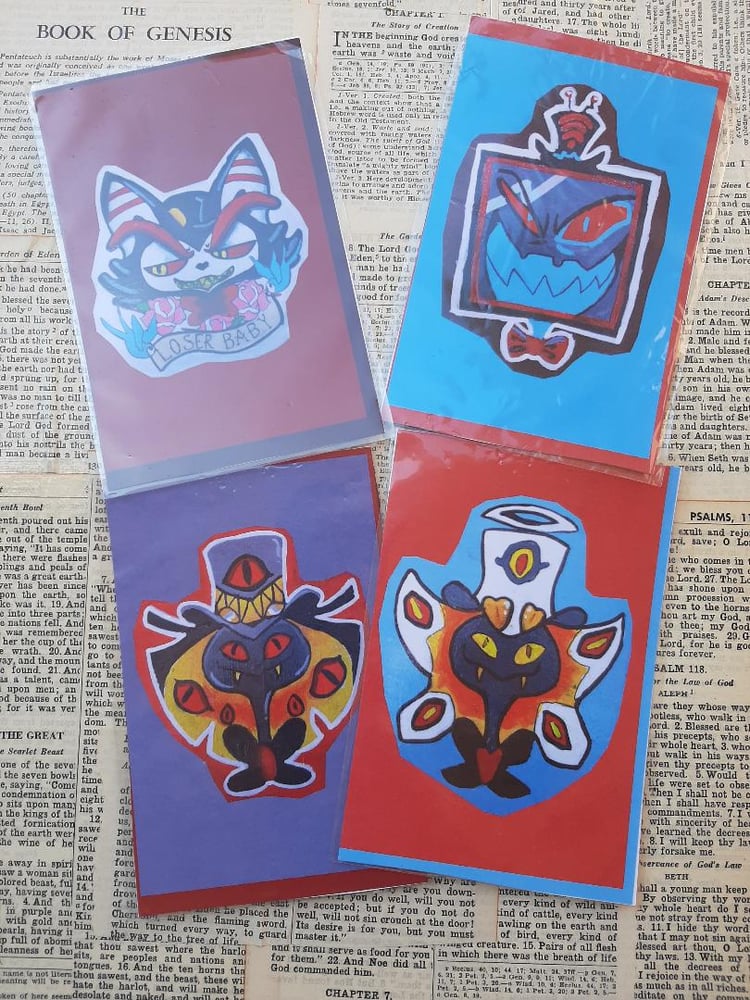 Image of (MISPRINTS) Hell is Forever Mini Prints 