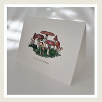 Image 4 of Gold Lux : Have a Magical Mushroom Birthday : Greeting Card