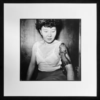 Image 2 of Woman tattooed by Horigorō III, c. 1955, Tokyo - Gelatin silver print.