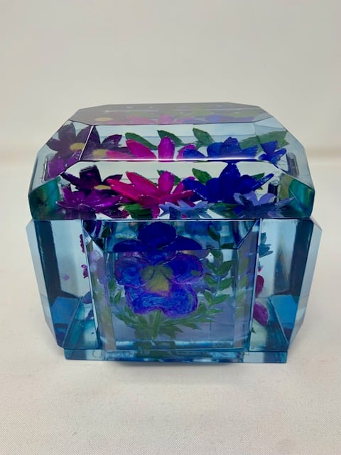 Image of New Painted Pansies Mini Victorian