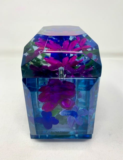 Image of Painted Pansies Mini Victorian- Custom Order