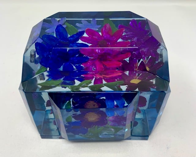 Image of Painted Pansies Mini Victorian- Custom Order