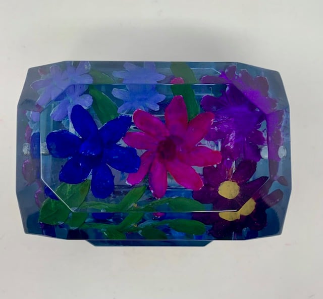 Image of Painted Pansies Mini Victorian- Custom Order