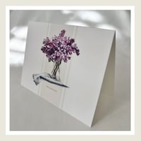 Image 4 of Gold Lux : Lilac With Sympathy Greeting Card