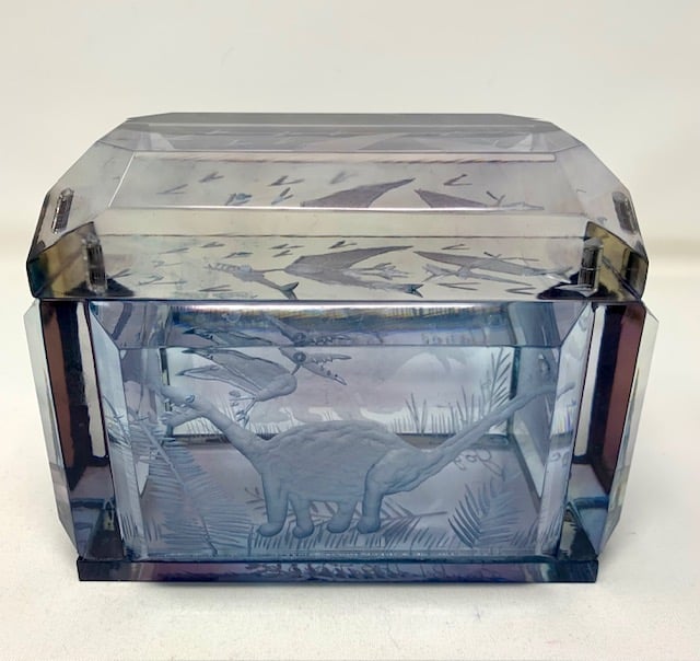 Image of New Grey/Blue Prehistoric Double Petite Box