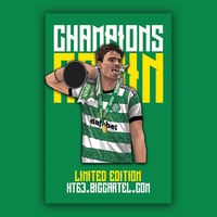 Image 1 of Matt O'Riley Champions Again Pin Badge - PRE ORDER - 5 WEEKS DELIVERY - FREE STICKERS