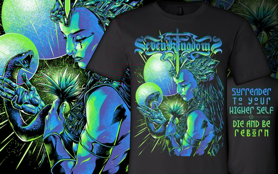 Image of The Serpent And The Lotus T