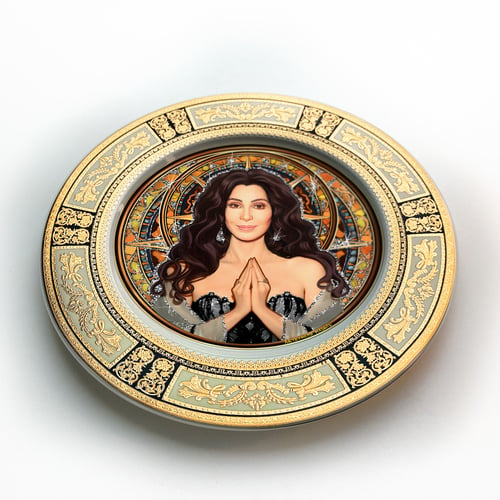 Image of Gypsies, Tramps & Thieves. Cher - Fine China Plate - #0740