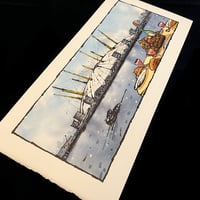 Image 2 of "MILLENNIUM DOME" WATERCOLOUR & INK PAINTING