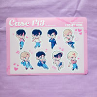 Image 2 of CASE 143 STICKER SHEET: LIGHT VER