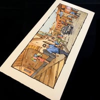 Image 2 of "HAVANA SWAGGER" WATERCOLOUR & INK PAINTING