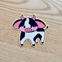 Image 2 of Cute Cow Sticker