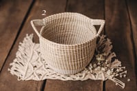 Image 3 of White basket Ariana