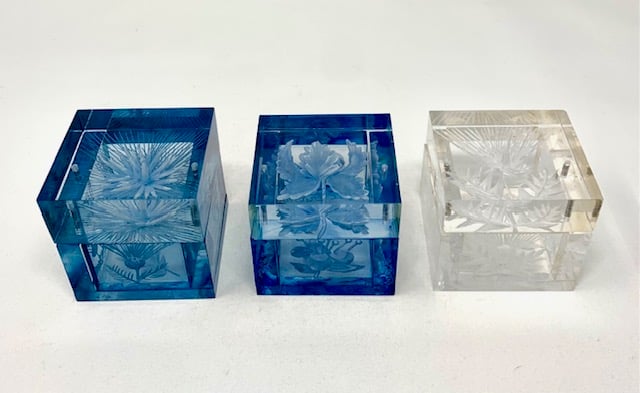 Image of Mini Cube Lucite Boxes