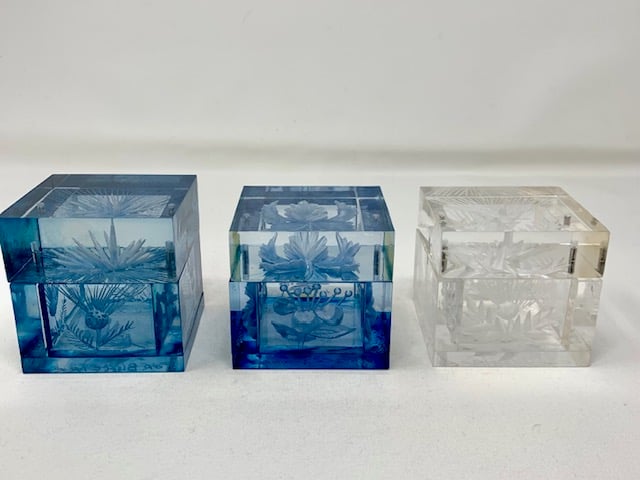 Image of Mini Cube Lucite Boxes