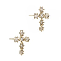 Image 1 of Loveline Cross Earrings