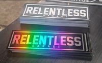 Image 1 of Relentless Garage Box Sticker - NEW!