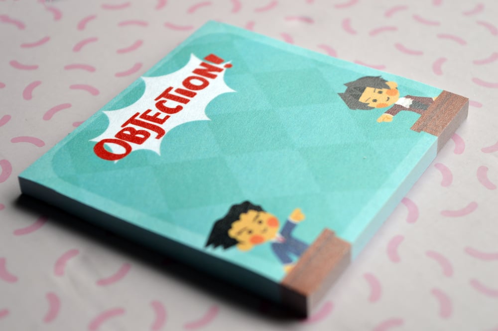 Image of Ace Attorney Objection! Sticky Notes