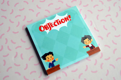 Image of Ace Attorney Objection! Sticky Notes