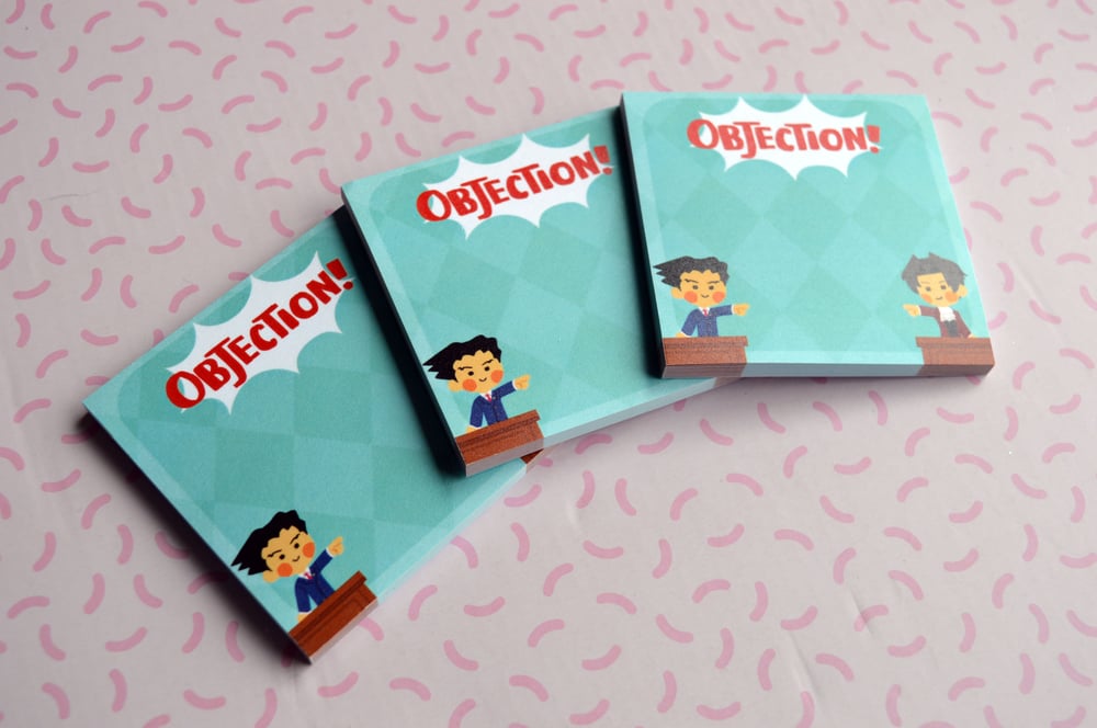 Image of Ace Attorney Objection! Sticky Notes