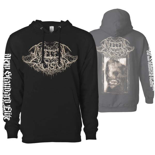 Image of INDECENT EXCISION "INTO THE ABSURD" HOODIE