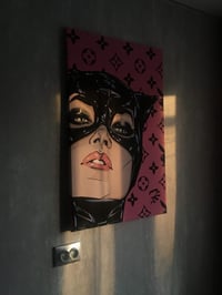 Cuadro de Gatubela Louis Vuitton 70x50 cm