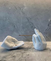 Escultura 2 piezas para uso de incienso 