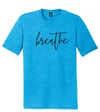 Breathe Premium Softstyle Tee - Heathered Turquoise