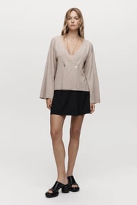 Image 1 of marle Julius cardigan sand