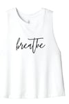 New - Breathe Crop tank - White