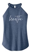 Breathe Tri-Blend Rocker Tank - Navy Heather