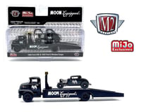 M2 Machines 1:64 Auto-Haulers 1956 Ford COE 1932 3 Window Coupe Mooneyes Hot Rod