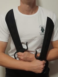 Image 3 of Polypropylene Butterfly Swords Training Wing Chun Kung Fu Martial Arts Sparring Fencing 