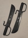 Polypropylene Butterfly Swords Training Wing Chun Kung Fu Martial Arts Sparring Fencing 