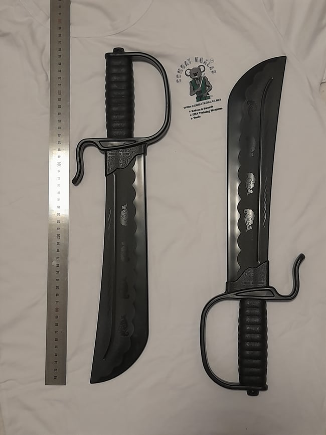 Polypropylene Butterfly Swords Training Wing Chun Kung Fu Martial Arts Sparring Fencing