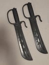 Polypropylene Butterfly Swords Training Wing Chun Kung Fu Martial Arts Sparring Fencing 