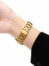 Image 3 of Gold Watch Band Compatible with Apple Watch