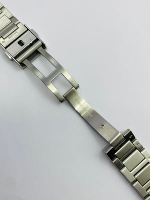 Image of Rare seiko heavy duty solid stainless steel gents watch strap,curved lugs,21mm, genuine,(GN-03)